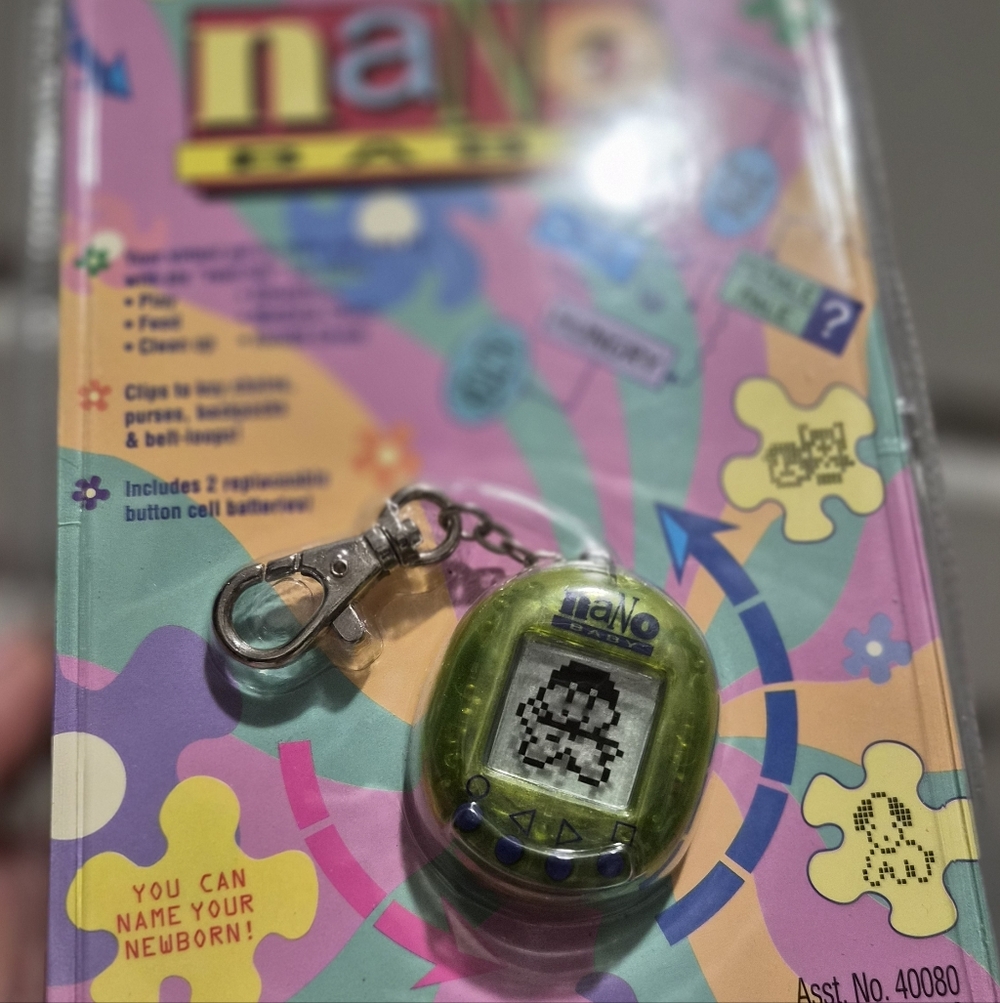 Vintage 1997 Playmates Nano Baby